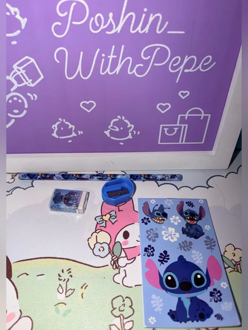 🩵NWOT Blue Stitch Stationery Bundle  Set